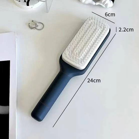 SELF CLEANING HAIR COMB